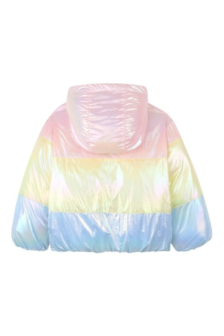 Gewatteerde Jas met Capuchon - Zalmkleurig - Billieblush