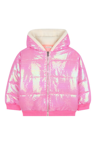 Gewatteerde Jas met Capuchon - Roze - Billieblush