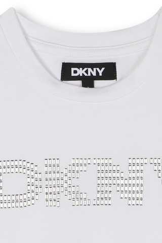 Biologisch Katoenen T-shirt - Wit - DKNY