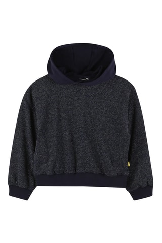 Sweater met capuchon - Indigoblauw - Billieblush
