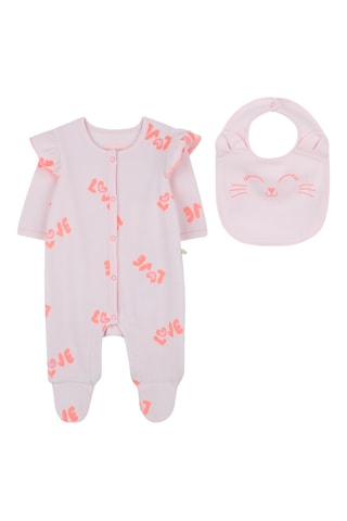 Biologisch Katoenen en Velours Pyjama - Lichtpaars Billieblush