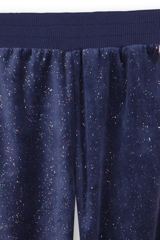 Velours Joggingbroek - Indigoblauw - Billieblush