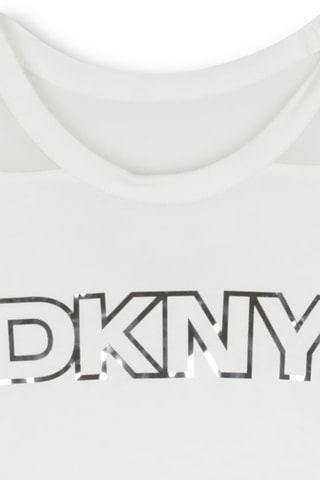 Biologisch Katoenen T-shirt - Wit - DKNY