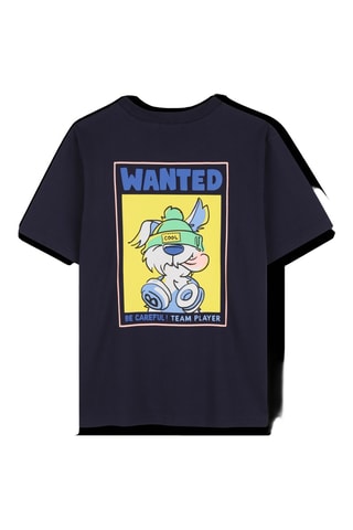 Biologisch Katoenen T-shirt - Indigoblauw - Billieblush