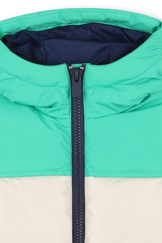 Gewatteerde Jas met Capuchon - Indigoblauw - Billieblush