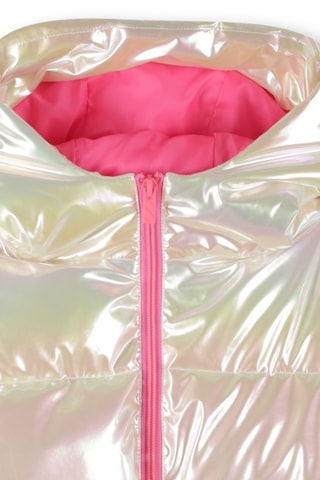 Gewatteerde Jas met Capuchon - Goudkleurig en Roze- Billieblush