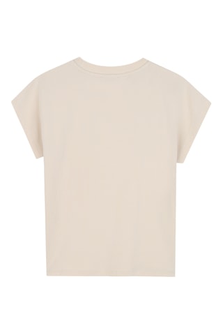 Biologisch Katoenen T-shirt - Beige - DKNY