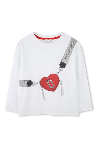 Biologisch Katoenen T-shirt - Wit - Marc Jacobs