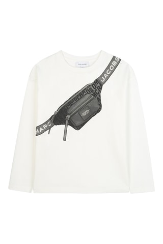 Biologisch Katoenen T-shirt - Ivoorkleurig - Marc Jacobs