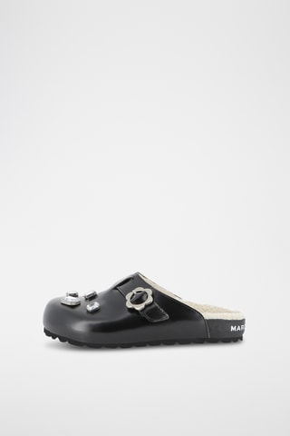 Leren Gevoerde Clogs - Zwart - Marc Jacobs