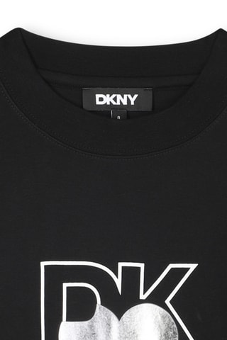 Biologisch Katoenen T-shirt - Zwart - DKNY