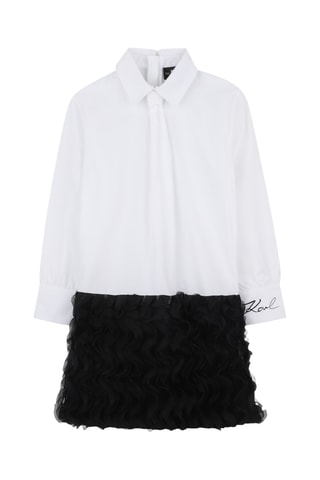 Jurk - Zwart en Wit - Karl Lagerfeld