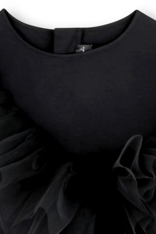 Jurk met Ruches - Zwart - Karl Lagerfeld