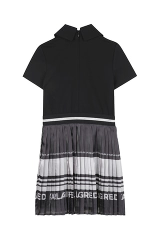 Jurk - Zwart en Grijs - Karl Lagerfeld
