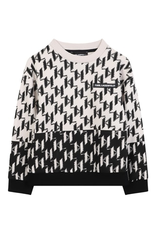 Sweater - Zwart en Beige - Karl Lagerfeld