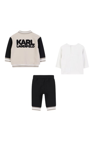 3-delige Set - Zwart en Beige - Karl Lagerfeld