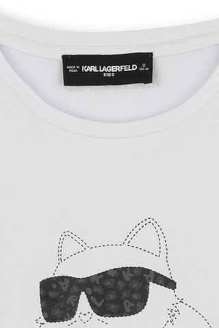 Biologisch Katoenen T-shirt - Wit - Karl Lagerfeld