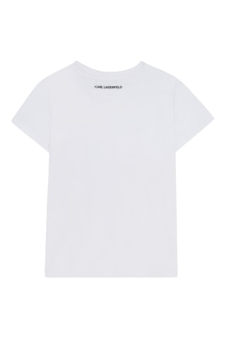 Biologisch Katoenen T-shirt - Wit - Karl Lagerfeld