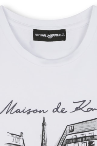 Biologisch Katoenen T-shirt - Wit - Karl Lagerfeld