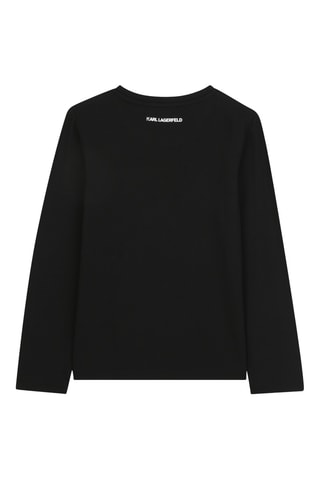 Biologisch Katoenen T-shirt - Zwart - Karl Lagerfeld