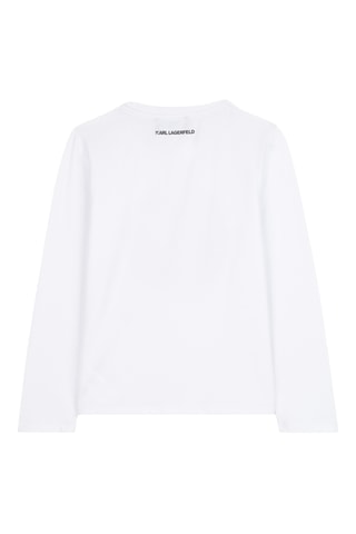 Biologisch Katoenen T-shirt - Wit - Karl Lagerfeld