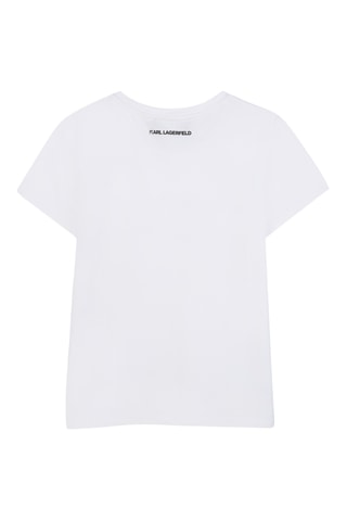 Biologisch Katoenen T-shirt - Wit - Karl Lagerfeld