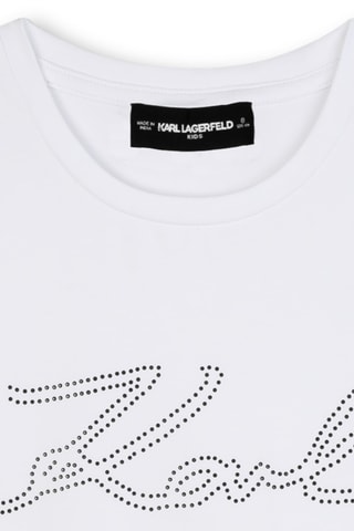 Biologisch Katoenen T-shirt - Wit - Karl Lagerfeld