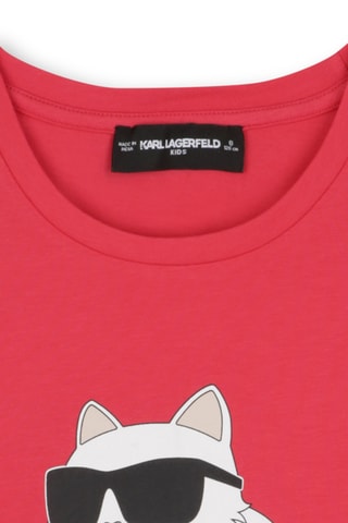 Biologisch Katoenen T-shirt - Rood - Karl Lagerfeld