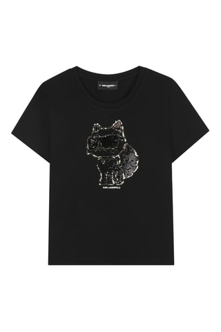 Biologisch Katoenen T-shirt - Zwart - Karl Lagerfeld