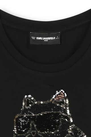 Biologisch Katoenen T-shirt - Zwart - Karl Lagerfeld