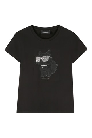 Biologisch Katoenen T-shirt - Zwart - Karl Lagerfeld