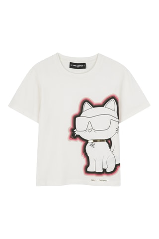 T-shirt - Ecru - Karl Lagerfeld