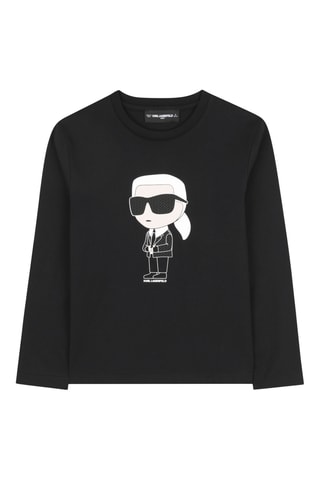 Biologisch Katoenen T-shirt - Zwart - Karl Lagerfeld