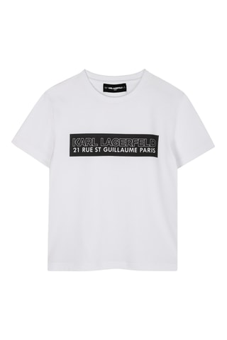 Biologisch Katoenen T-shirt - Wit - Karl Lagerfeld