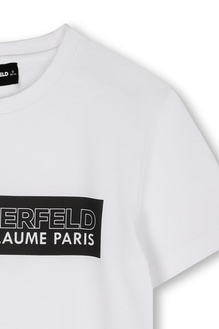 Biologisch Katoenen T-shirt - Wit - Karl Lagerfeld