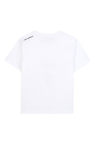 Biologisch Katoenen T-shirt - Wit - Karl Lagerfeld