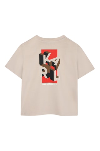 T-shirt - Beige - Karl Lagerfeld