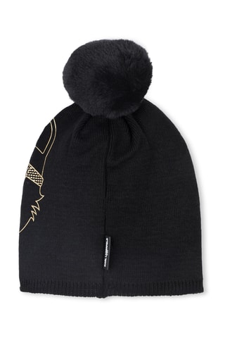 Muts met Pompon - Zwart - Karl Lagerfeld