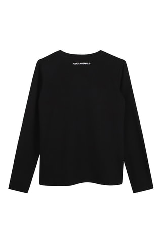 Biologisch Katoenen T-shirt - Zwart - Karl Lagerfeld