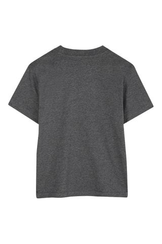 Biologisch Katoenen T-shirt - Gemêleerd Antraciet - DKNY