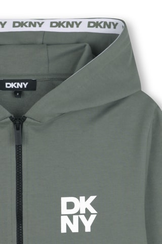Sweater met capuchon - Kaki - DKNY