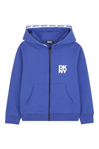 Sweater met capuchon - Koningsblauw DKNY