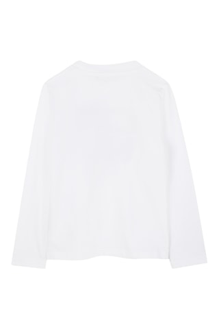Biologisch Katoenen T-shirt - Wit - DKNY