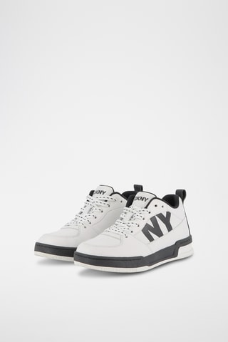 Hoge Leren Sneakers - Wit - DKNY