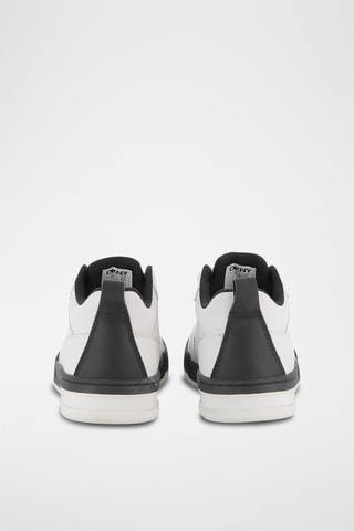 Hoge Leren Sneakers - Wit - DKNY