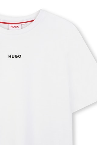 Biologisch Katoenen T-shirt - Wit - Hugo