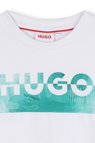 Biologisch Katoenen T-shirt - Wit - Hugo
