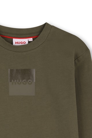 Biologisch Katoenen T-shirt - Kaki - Hugo