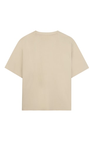 Biologisch Katoenen T-shirt - Beige - Hugo