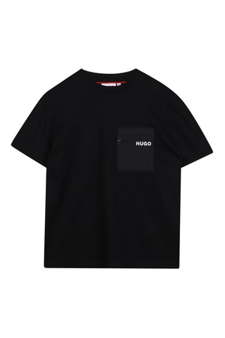 Biologisch Katoenen T-shirt - Zwart - Hugo